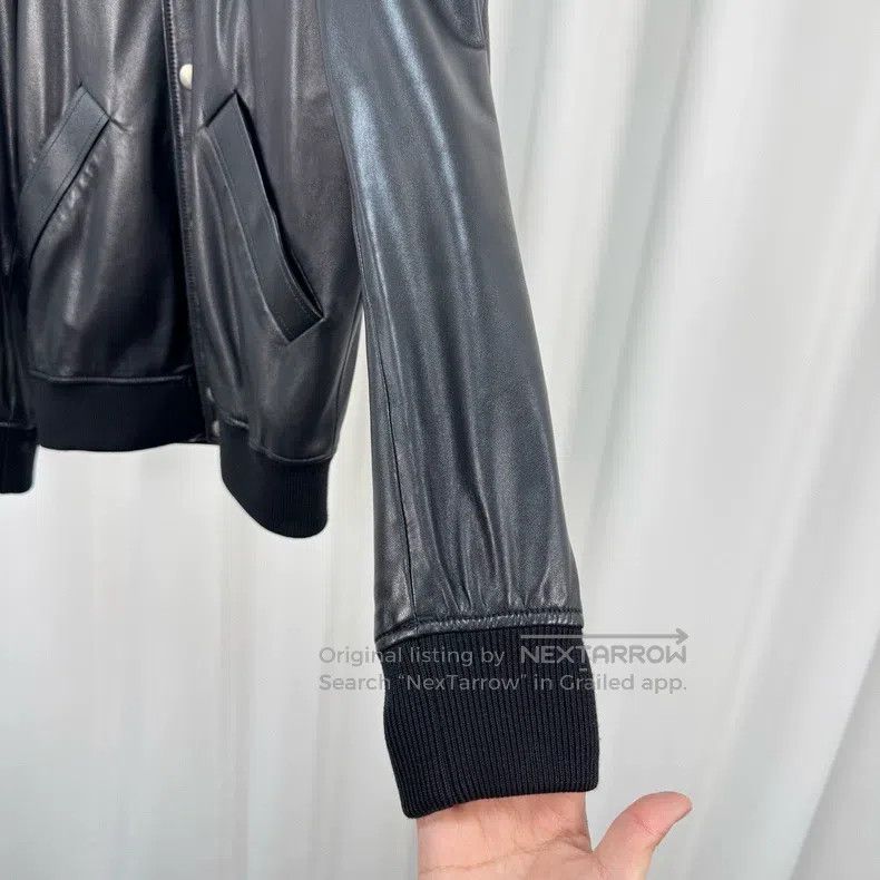 Givenchy Givenchy Five-Star Sheepskin Baseball Jacket (Size 44) Size US XS / EU 42 / 0 - 4 Thumbnail