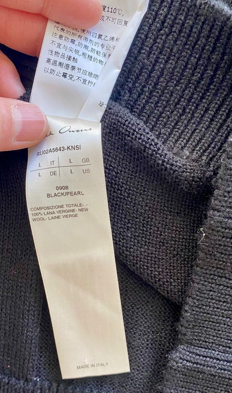 Rick Owens Rick Owens Mainline wool sweater Size US L / EU 52-54 / 3 - 6 Thumbnail