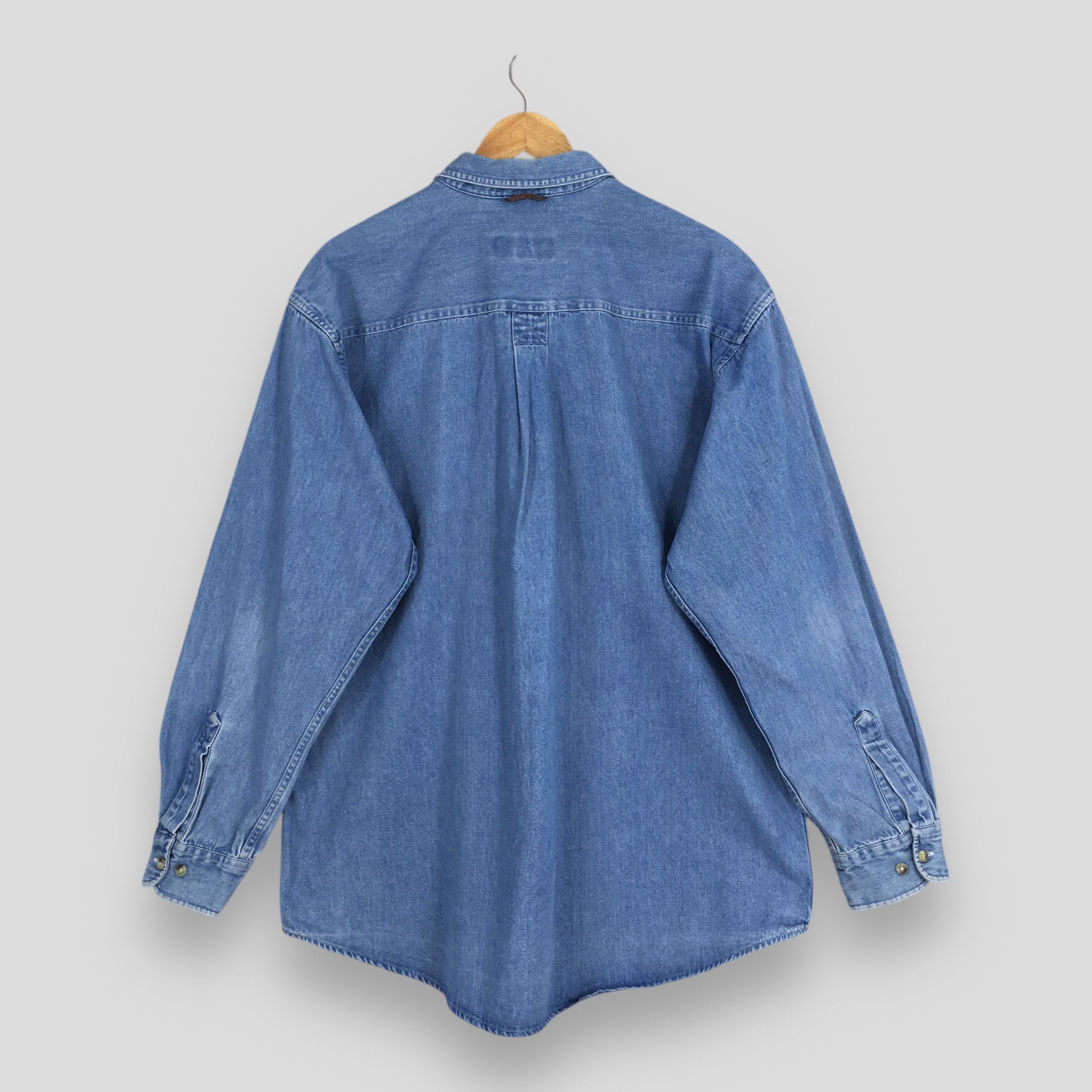 Timberland Vintage Timberland Weathergear Blue Jeans Shirt Medium Size US M / EU 48-50 / 2 - 8 Thumbnail