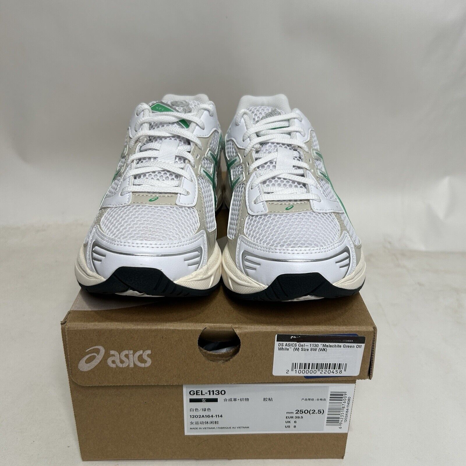 Asics ASICS Gel-1130 “White Malachite Green” 2024 Size US 8 / IT 38 - 2 Thumbnail