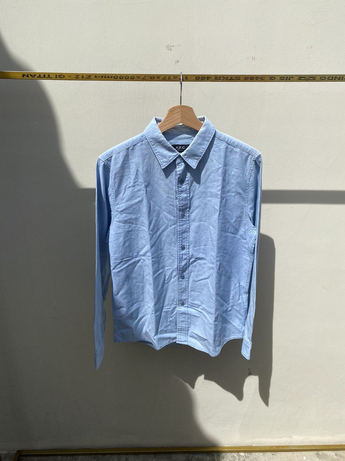 1990s A.P.C - Chambray Linen Shirt