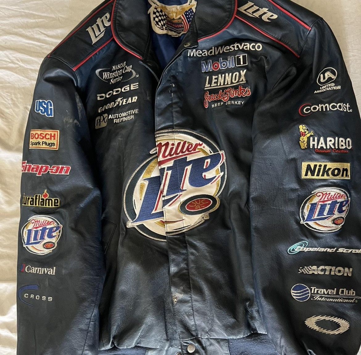 Other Vintage Jeff Hamilton Racing Collection Jacket Size US XXL / EU 58 / 5 - 4 Thumbnail