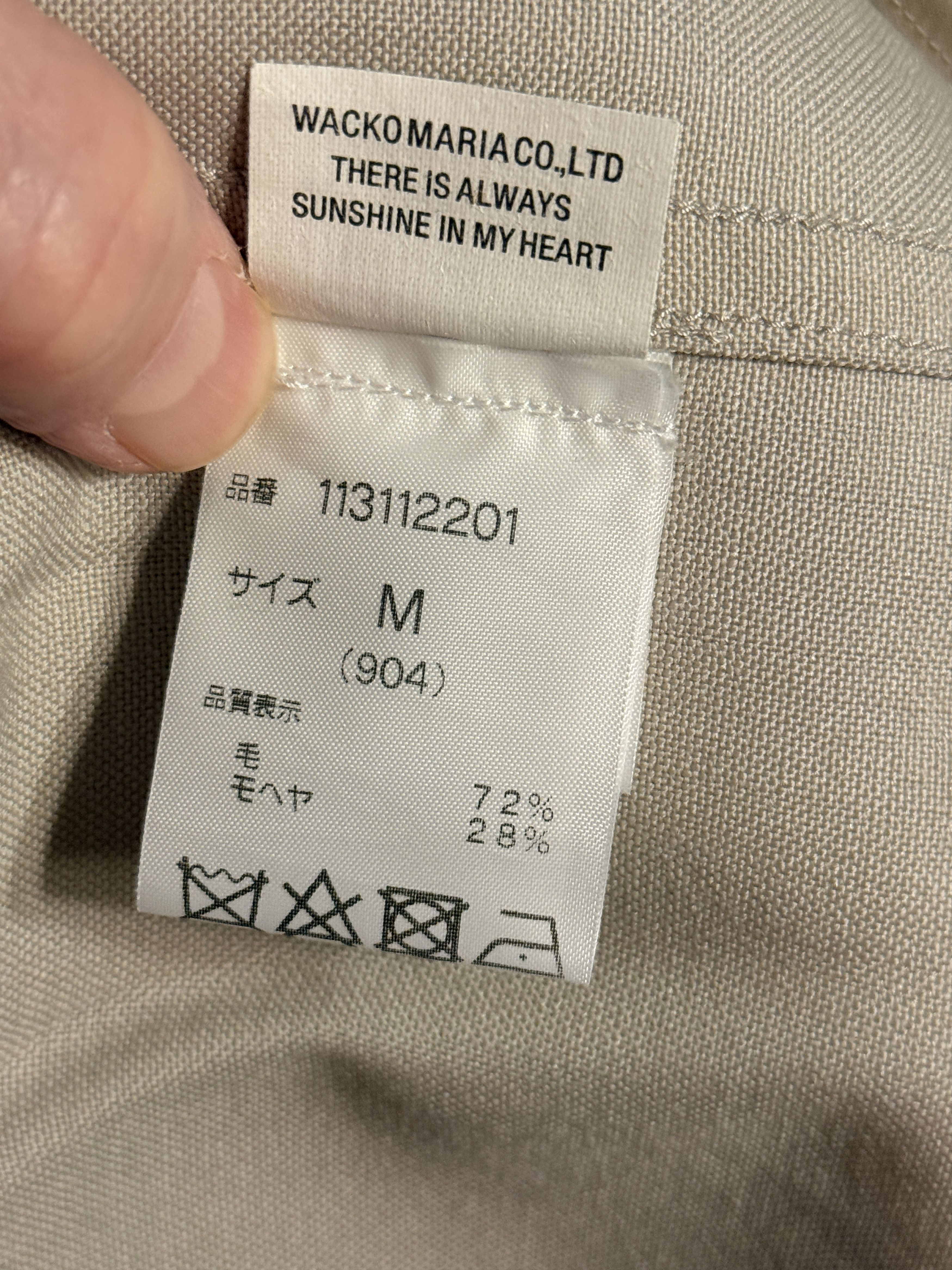 Wacko Maria McGregor Scottish Drizzler Dormeuil Wool Size US M / EU 48-50 / 2 - 7 Thumbnail