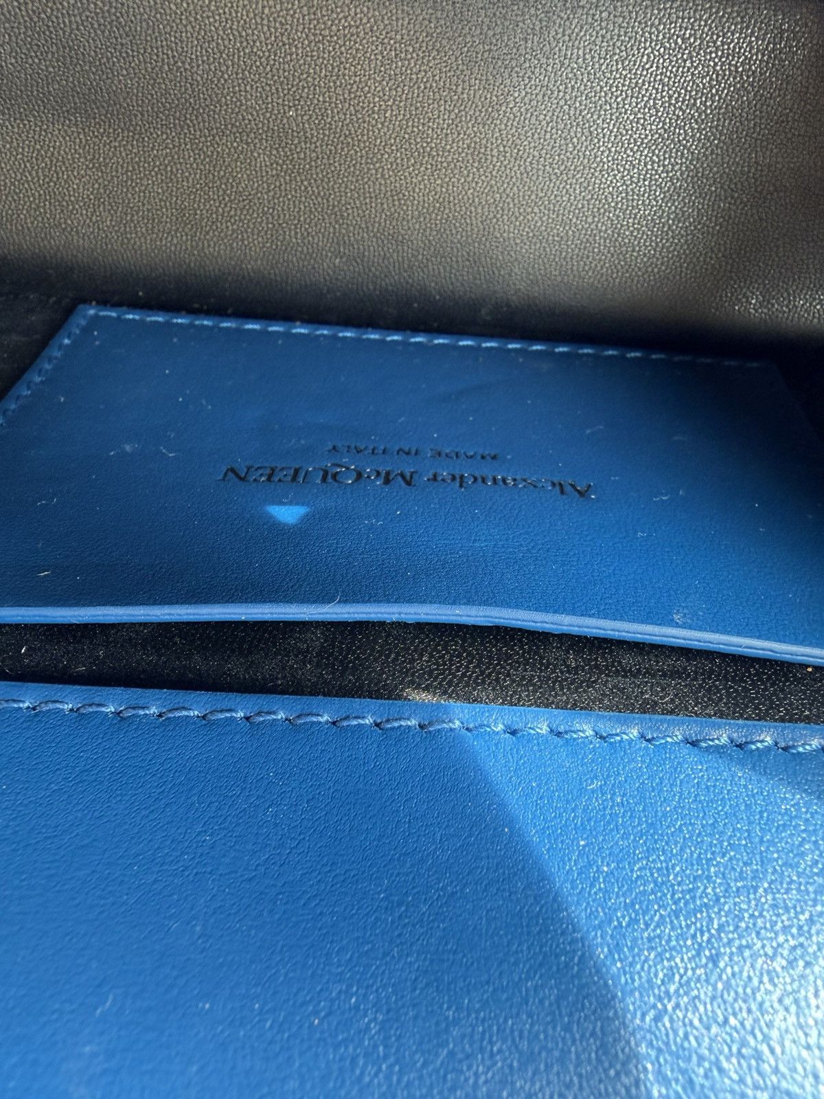 Alexander McQueen ALEXANDER MCQUEEN The Knuckle Satchel In Celestial Blue Size ONE SIZE - 7 Thumbnail