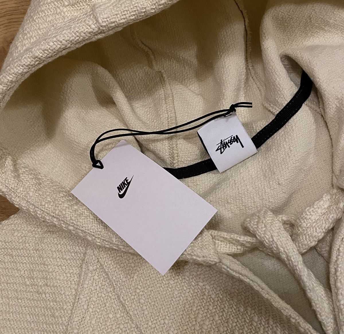 Nike × Stussy Nike x Stussy Oversized Big Logo Hoodie x Streetwear Size US L / EU 52-54 / 3 - 6 Thumbnail