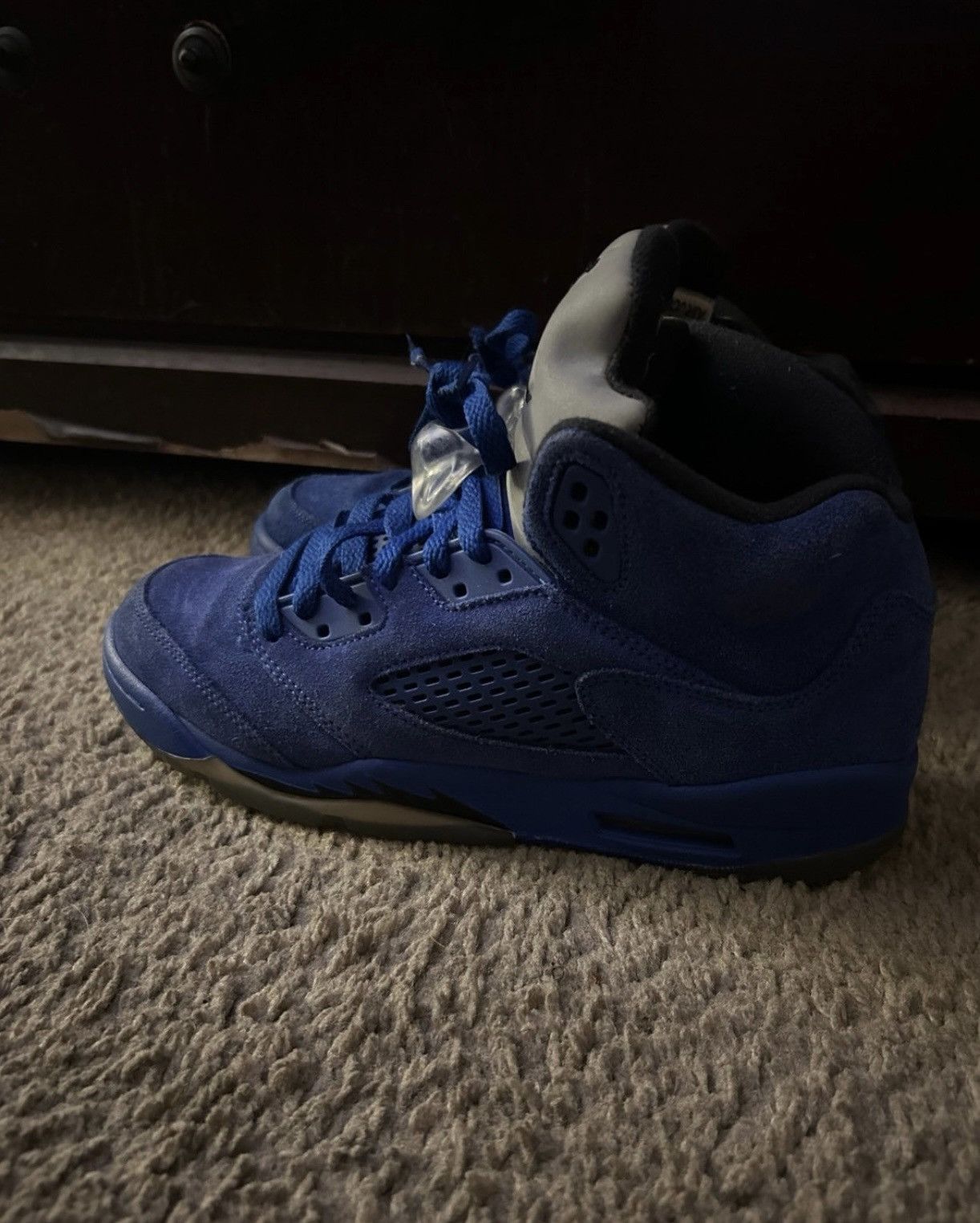 Jordan Brand Air Jordan 5 Blue Suede Size US 6.5 / EU 39-40 - 2 Thumbnail