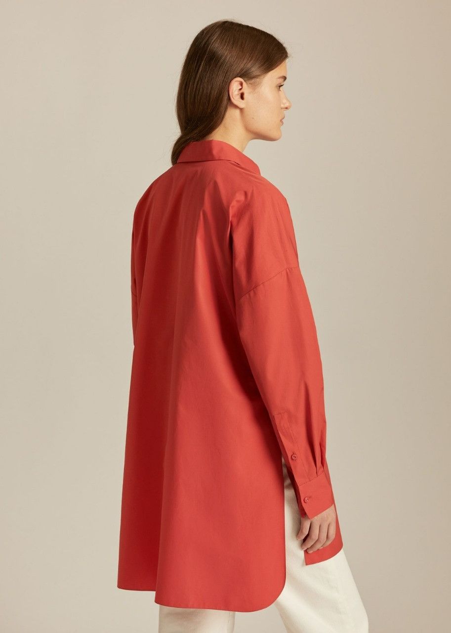 Loro Piana o1srvl11e0524 Shirt in Red Size XL / US 12-14 / IT 48-50 - 3 Thumbnail