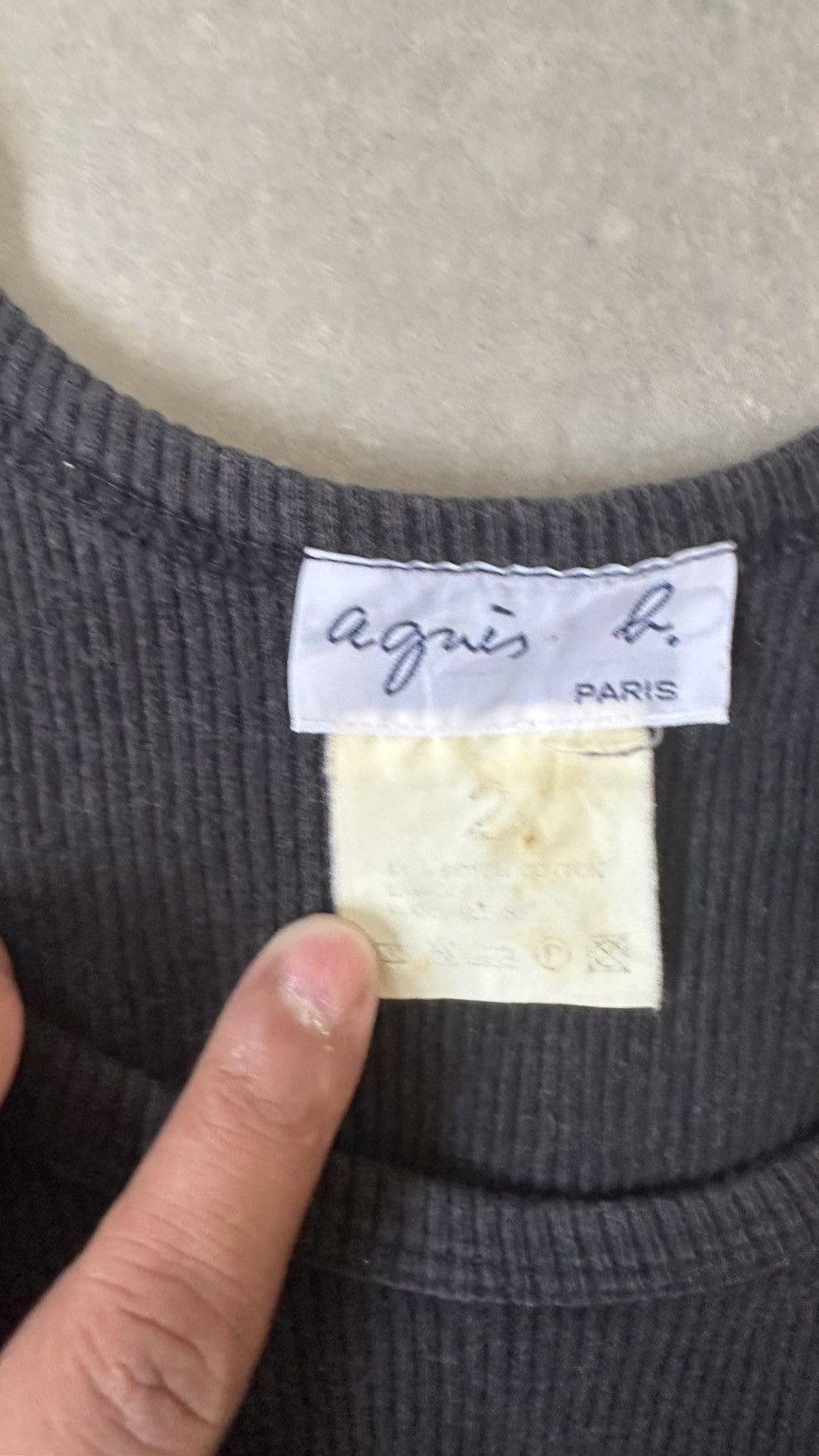 agnes b. VINTAGE AGNES B TANK TOP Size US S / EU 44-46 / 1 - 4 Thumbnail