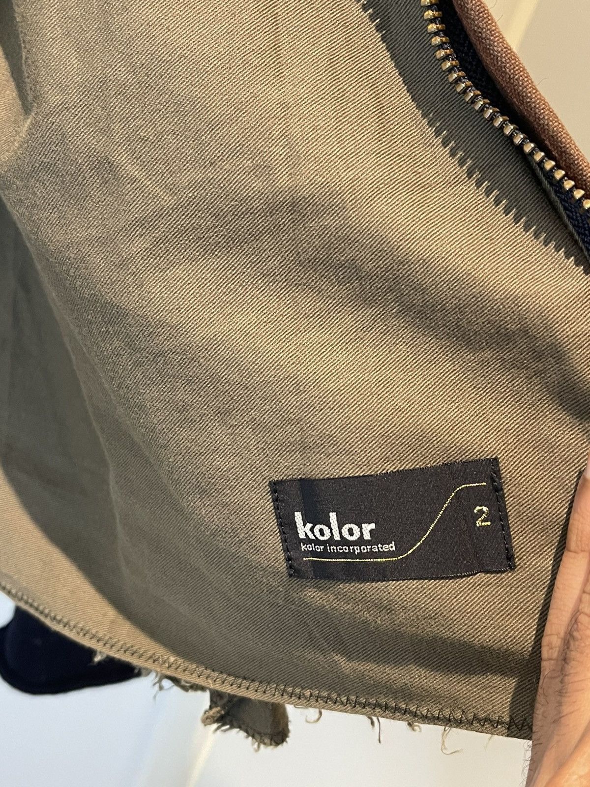 Kolor Kolor Fall 2010 Wool Zip Jacket with Contrast Canvas Tape Size US S / EU 44-46 / 1 - 19 Thumbnail