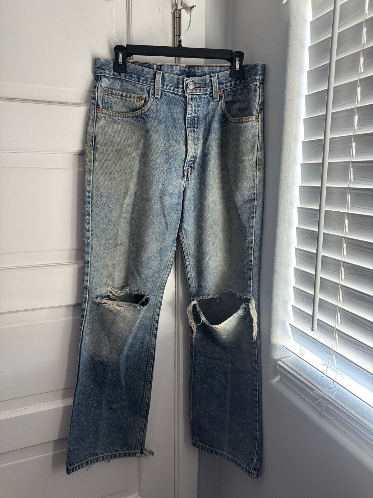 Levi's Vintage Clothing Vintage 90’s Levi’s 517 Boot Cut Denim Size US 34 / EU 50 - 1 Thumbnail