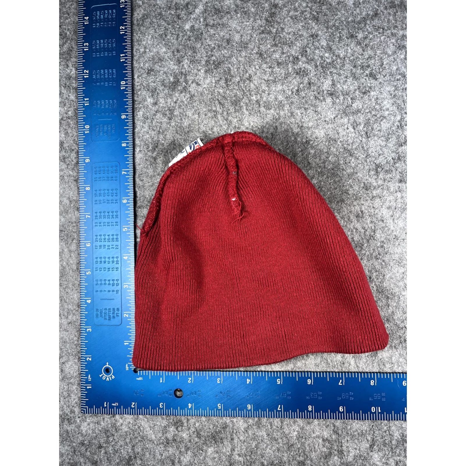 Vintage The Game Beanie Hat Mens One Size Red Striped Washington State WSU Cougars Knit Size ONE SIZE - 5 Thumbnail