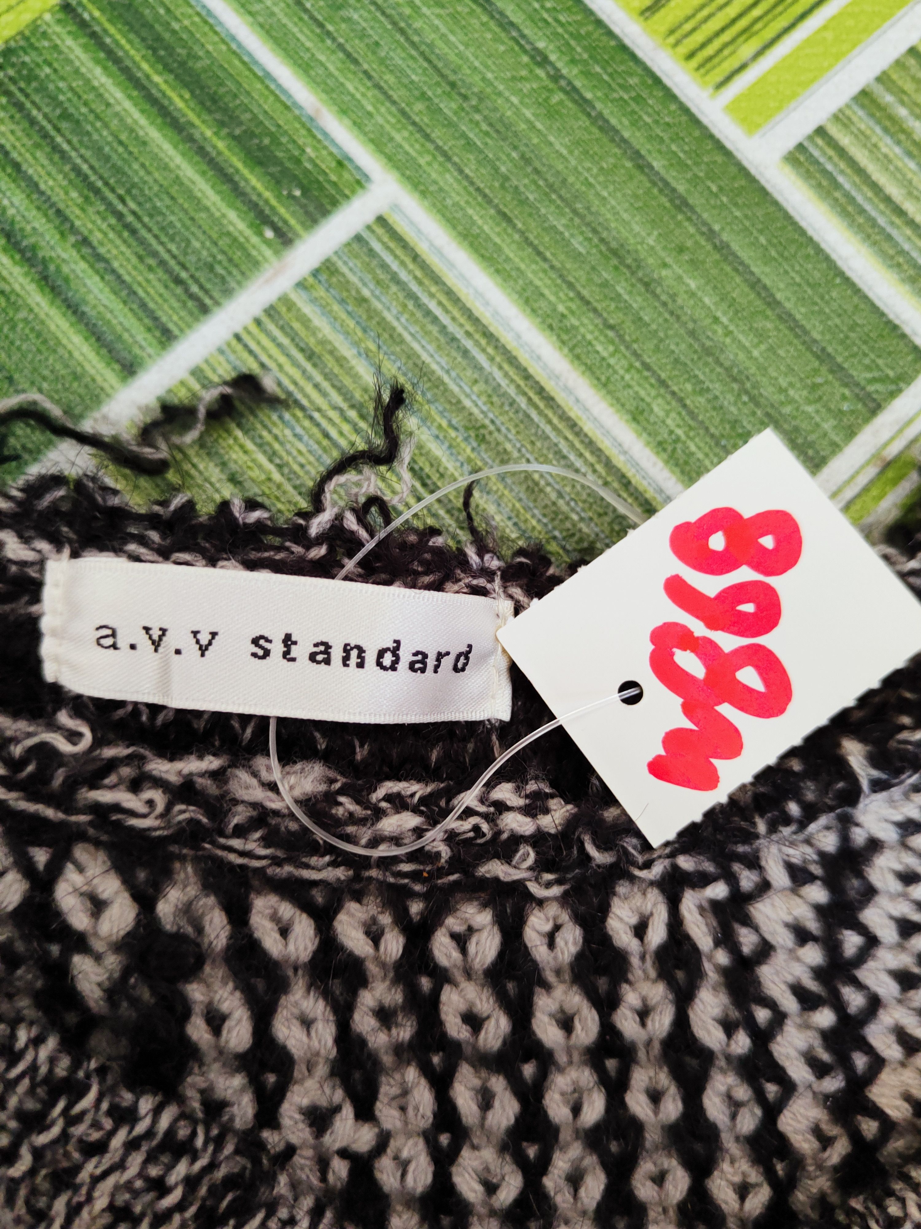 Homespun Knitwear × Japanese Brand × Vintage A.v.v Standard Black Knitwear Sweatshirts #W868 Size M / US 6-8 / IT 42-44 - 12 Thumbnail