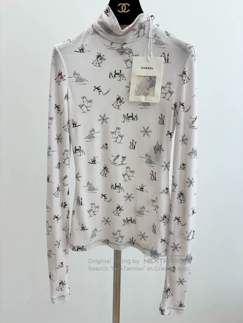 Chanel Ski series high cold bottom long sleeves