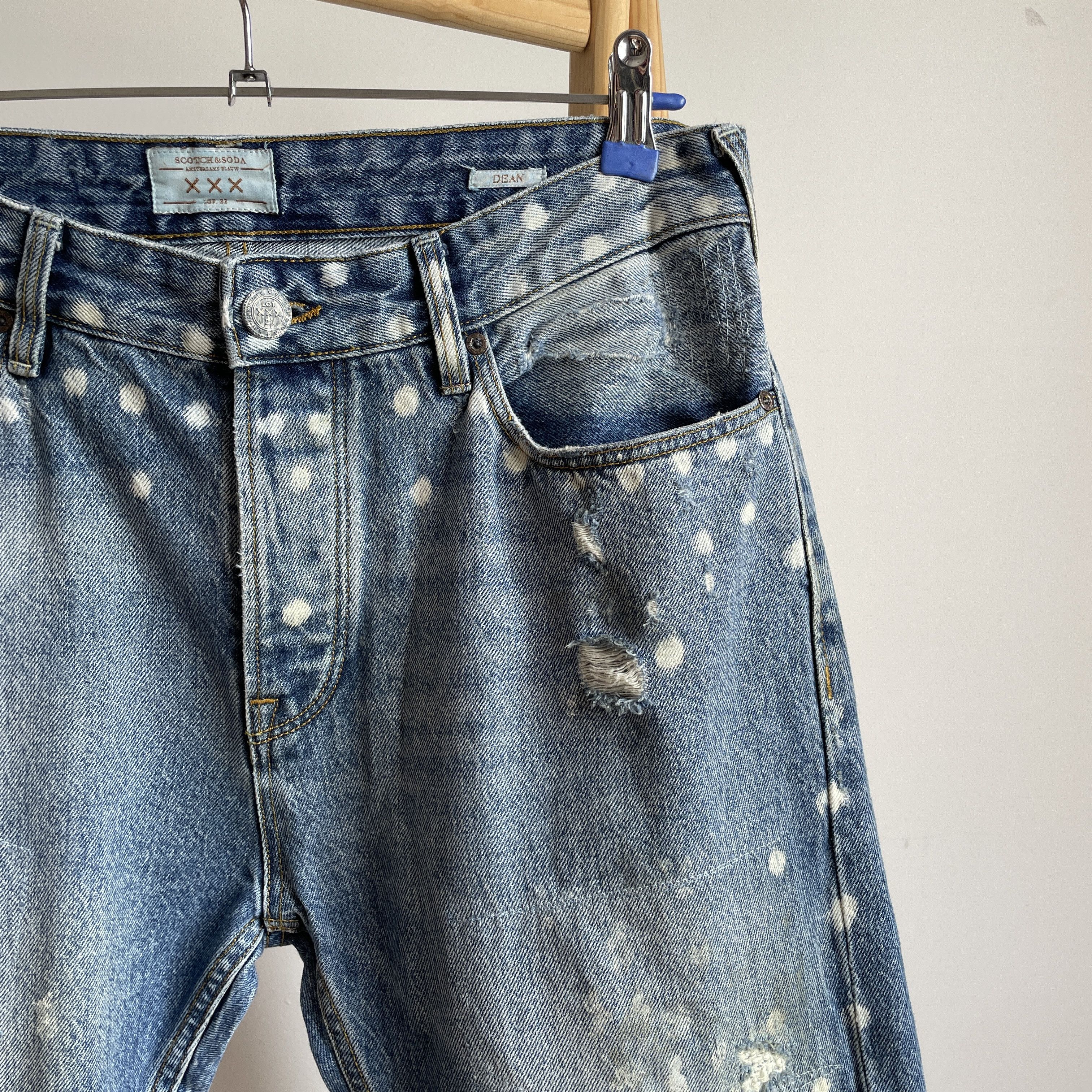 Scotch & Soda Scotch & Soda Lava Tears Distressed Denim Size 32x32 Size US 32 / EU 48 - 6 Thumbnail