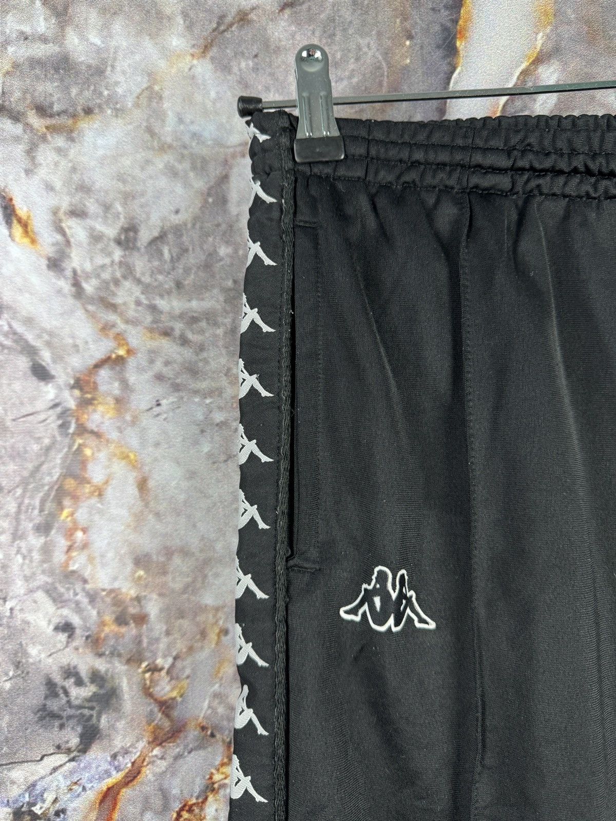 Kappa Kappa Authentic Black Track Pants with Logo Taped Sides Size US 30 / EU 46 - 5 Thumbnail