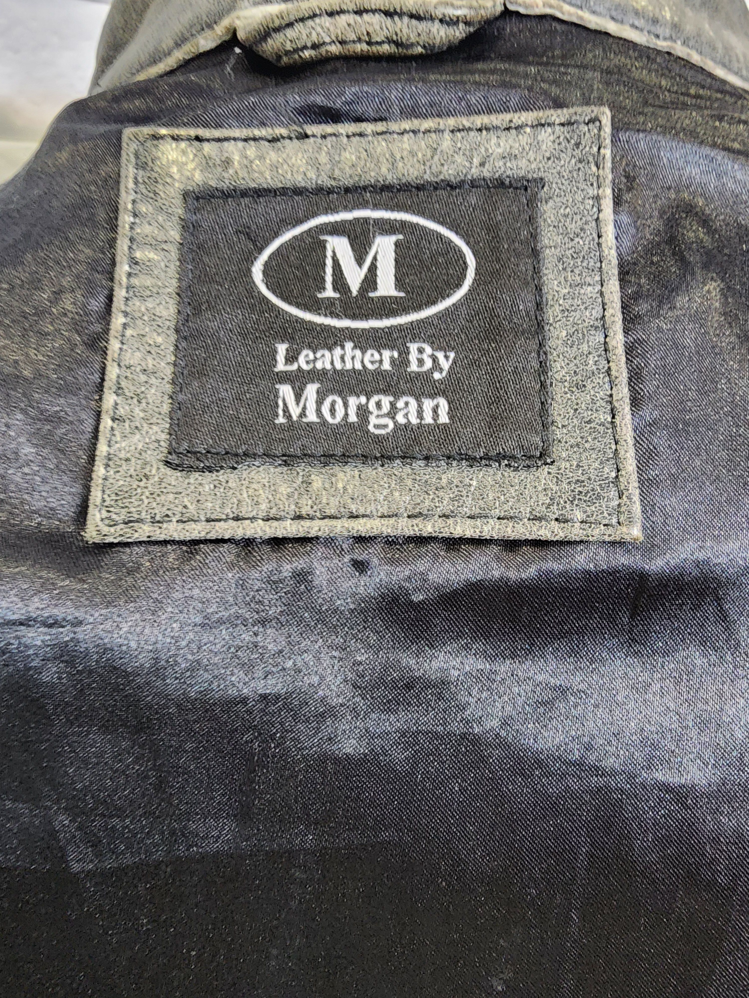 Genuine Leather Gray Leather Jacket: Men's Sporty Moto Style Size US M / EU 48-50 / 2 - 8 Thumbnail