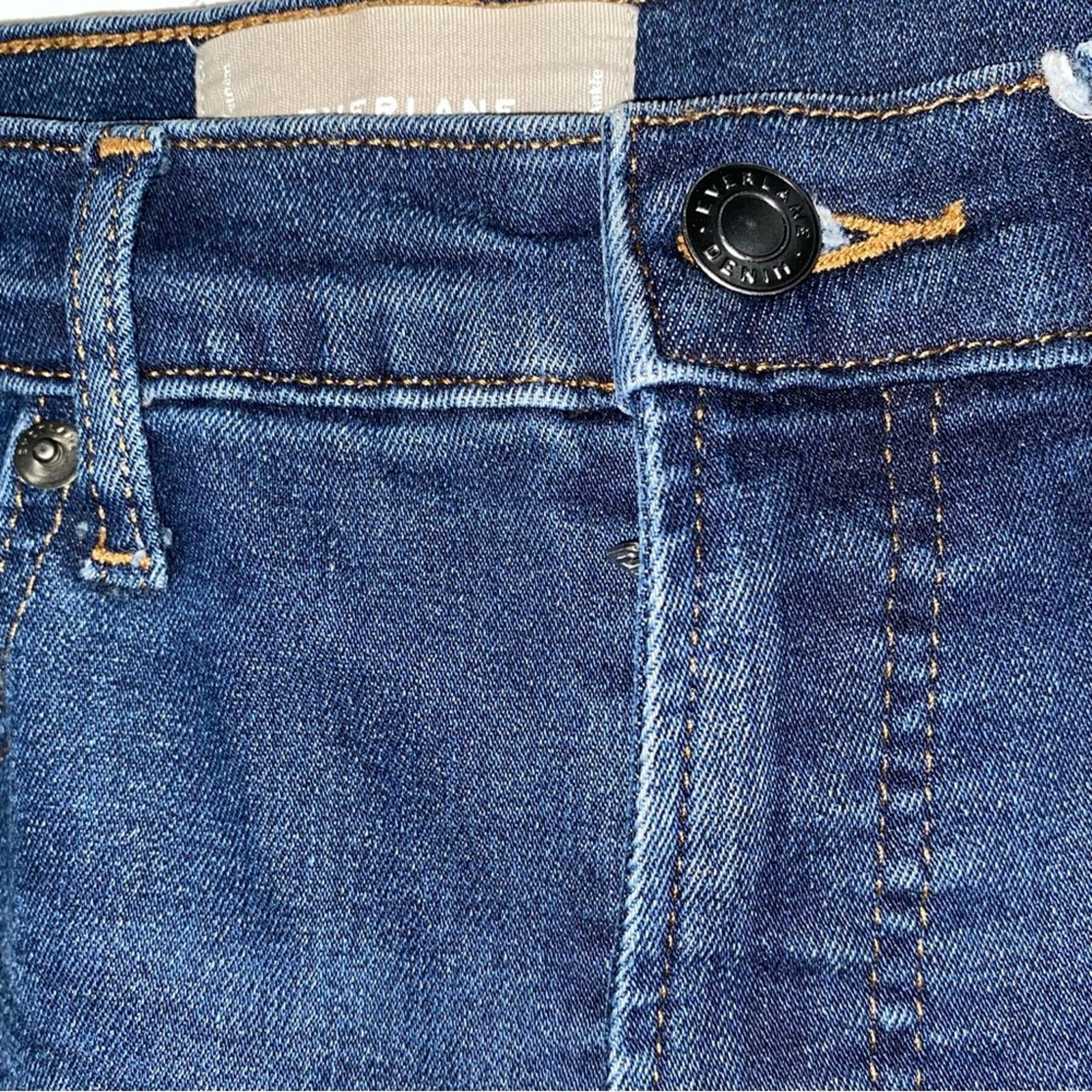 Everlane Everlane 28” High Rise Ankle Dark Blue Jeans EUC Size 28" / US 6 / IT 42 - 4 Thumbnail