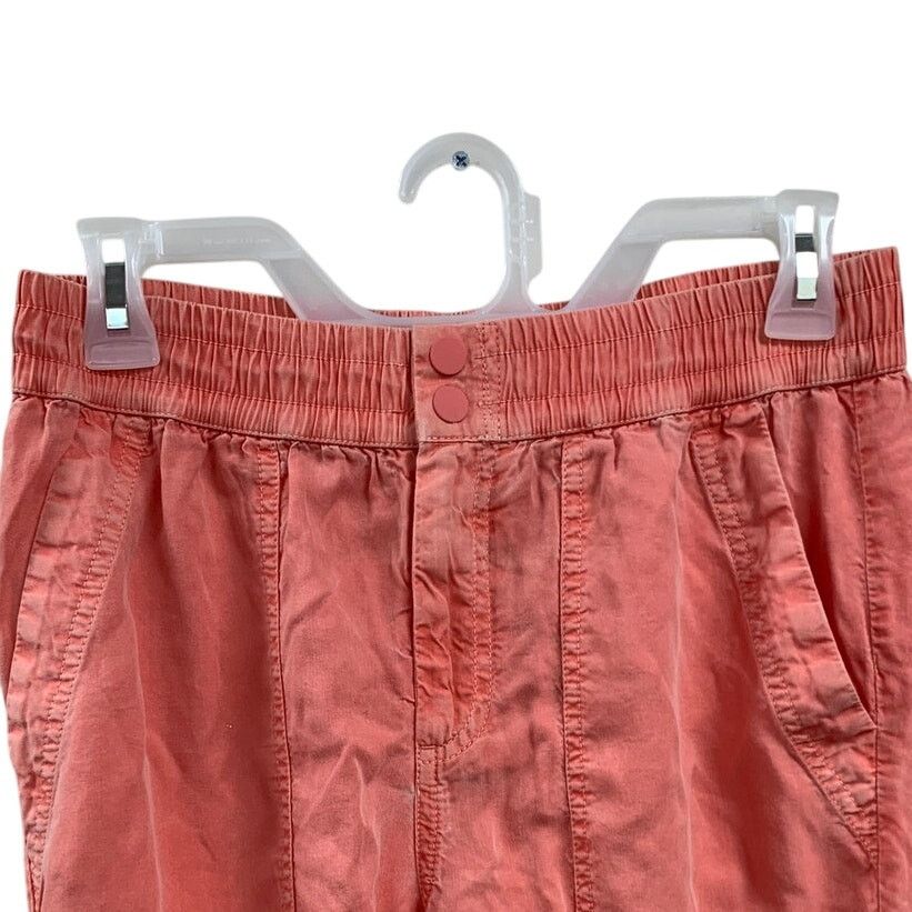 American Eagle Outfitters New Aerie Womens Small Orange Lightweight Cargo Jogger Pants Size 28" / US 6 / IT 42 - 2 Thumbnail