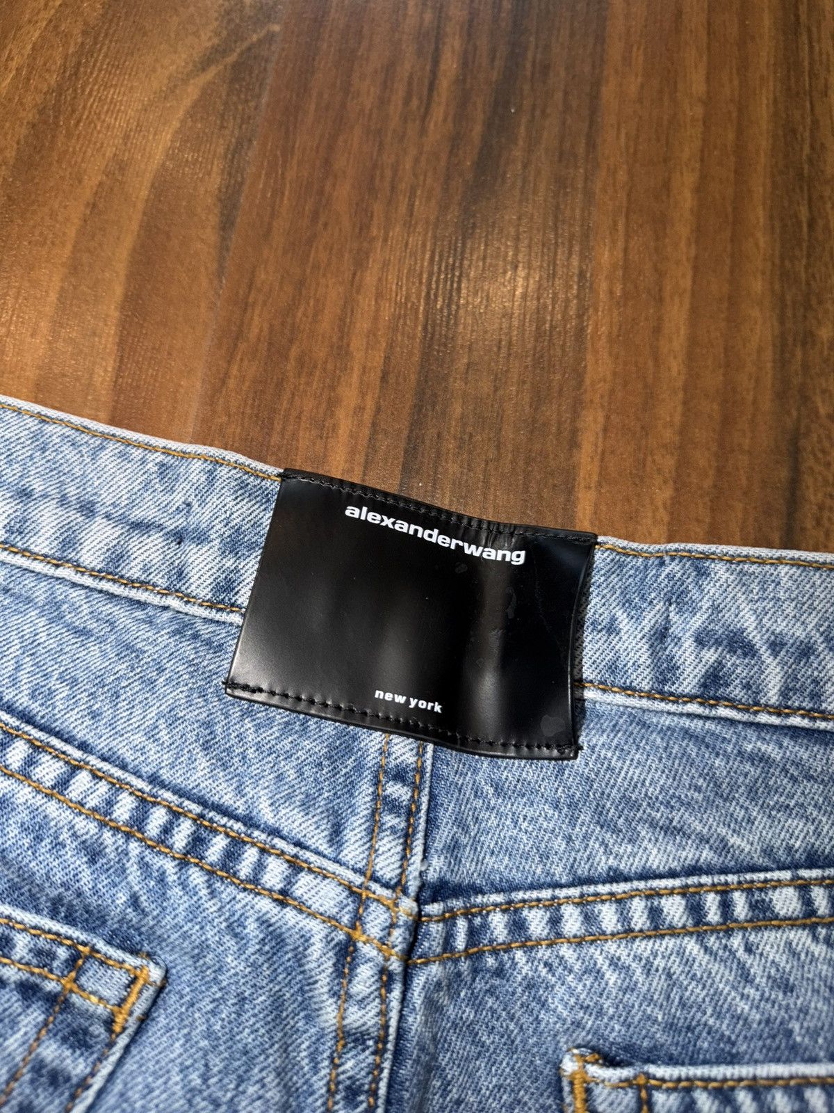 Alexander Wang Alexander Wang Logo Blue Jeans Size 26" / US 2 / IT 38 - 9 Thumbnail