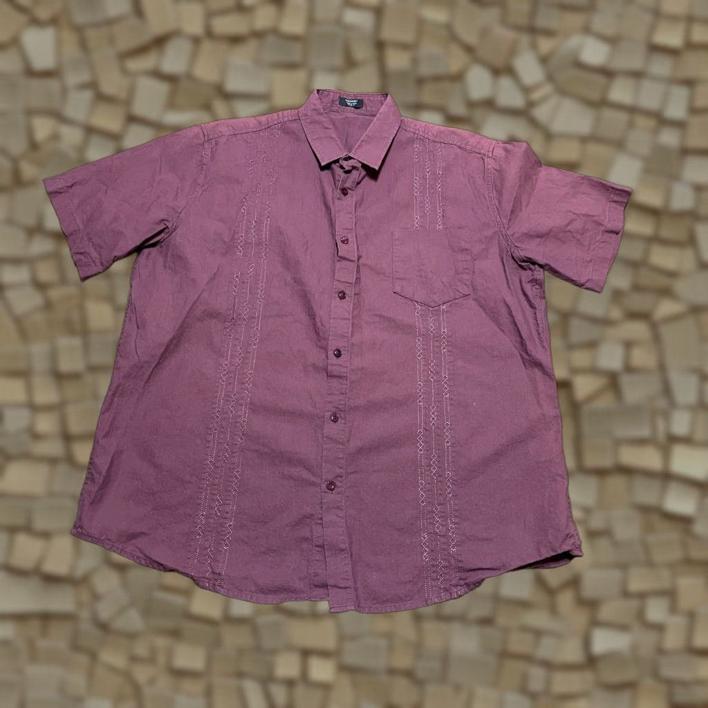 Vintage Coofandy Shirt Men XL Red Button Up Short Sleeve Casual Solid Shirt Button-Up Shirt Mens XL Red Short Sleeve Casual Button-Up Shirt Size US XL / EU 56 / 4 - 1 Thumbnail