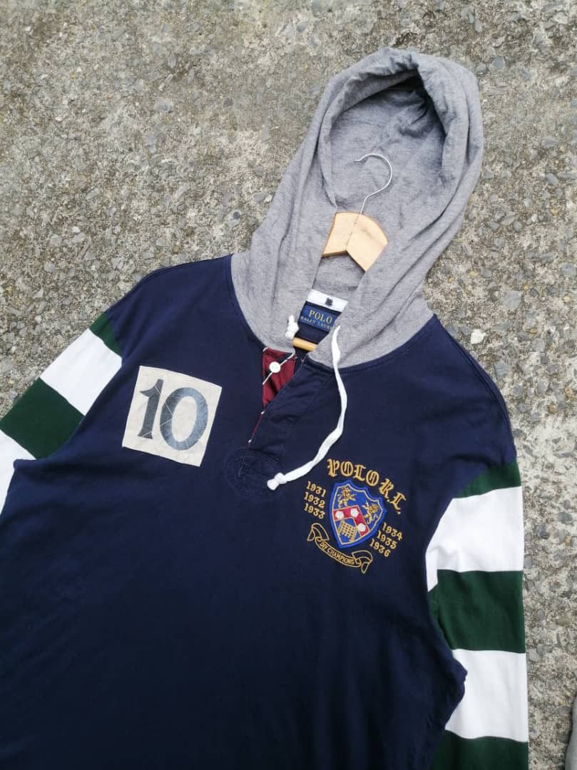 Polo Ralph Lauren Polo Ralph Lauren Nice Design Button Hoodie Size US L / EU 52-54 / 3 - 2 Thumbnail
