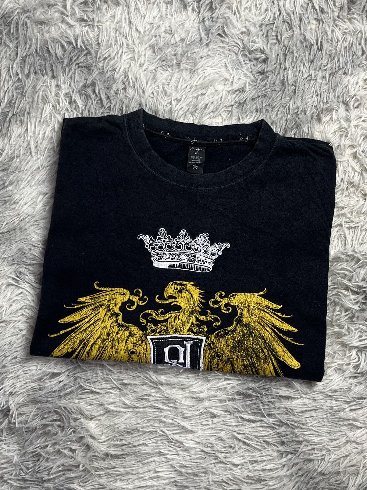 Sean John Vintage SEAN JOHN Glitter Embroidery Graphic T-Shirt Size US XXL / EU 58 / 5 - 1 Thumbnail