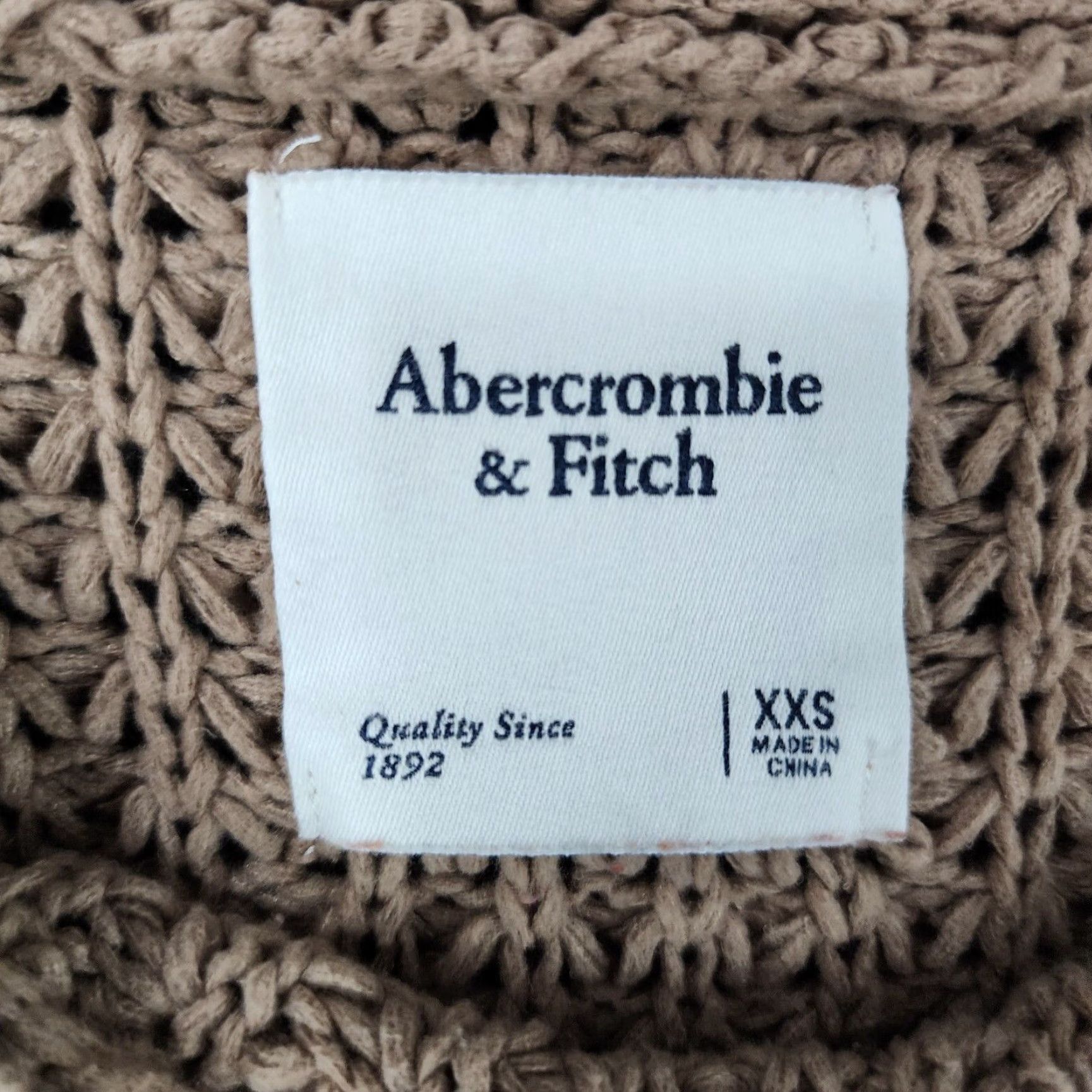 Abercrombie & Fitch Abercrombie & Fitch Womens Brown Long Sleeve Knitted Pullover Sweater Size XXS Size XXS / US 00 / IT 34 - 4 Thumbnail