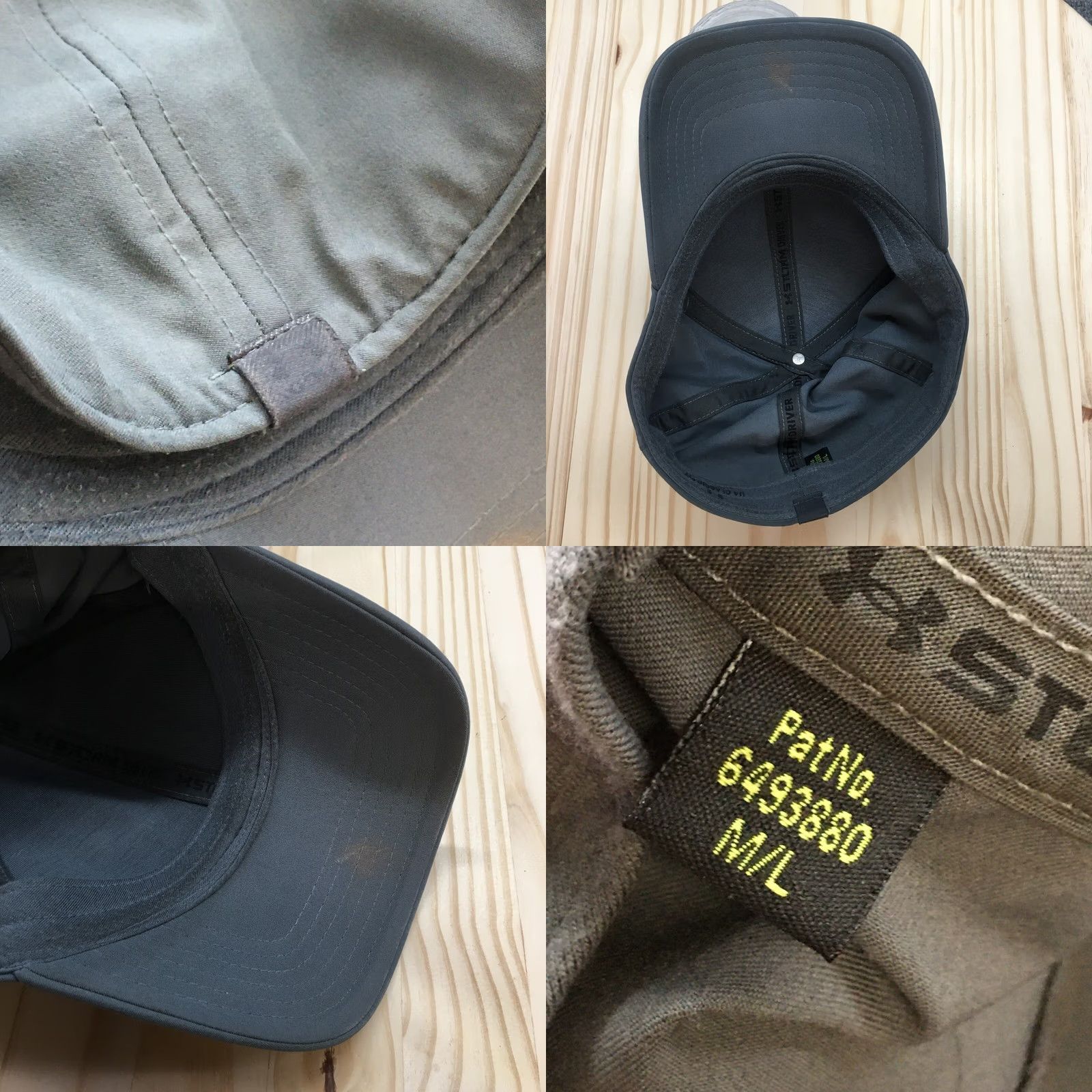 Under Armour Under Armour Baseball Cap Mens Gray M/L Fitted Classic Logo Size ONE SIZE - 8 Thumbnail