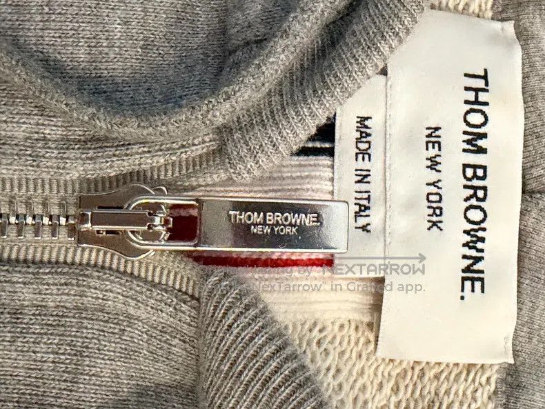 Thom Browne Thom Browne Back center stripe decorative zipper hooded sw Size S / US 4 / IT 40 - 5 Thumbnail