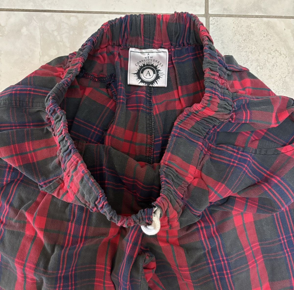 Vintage Rare Vintage 90s Anarchic Adjustment plaid tartan black red Size US 30 / EU 46 - 11 Thumbnail