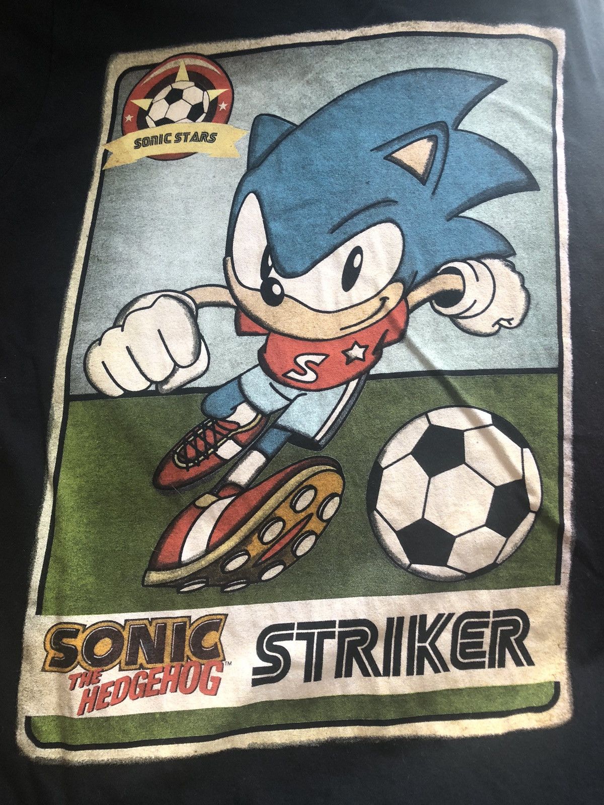 Vintage RARE SONIC HEDGEHOG FOOTBALL VINTAGE MOVIE SERIES TEE SHIRT Size US M / EU 48-50 / 2 - 2 Thumbnail