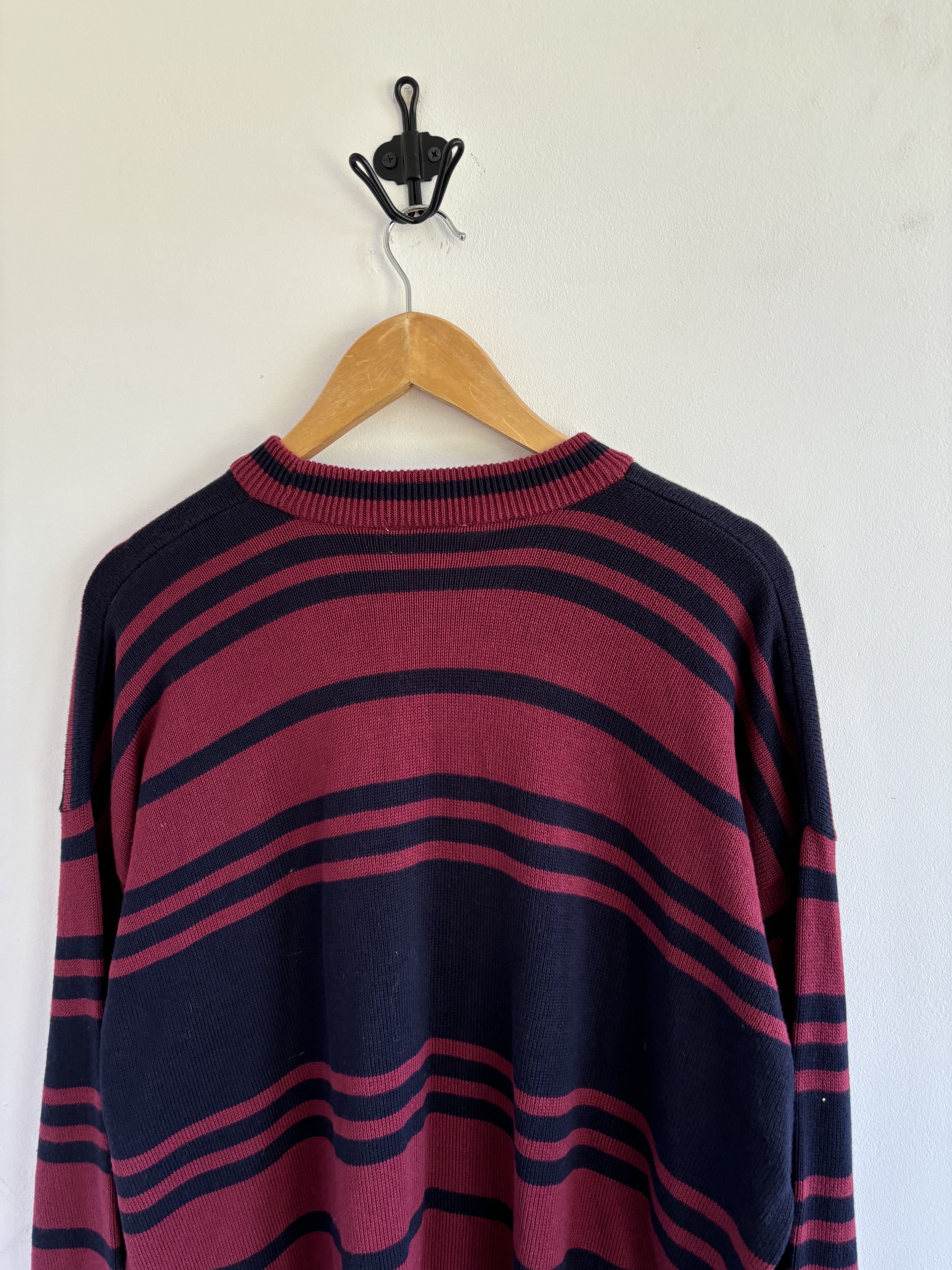 Japanese Brand Vintage The Sweater Shop Stripped Sweater Size US XL / EU 56 / 4 - 9 Thumbnail