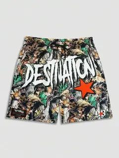 Jean Maijima x Mirei Camo Punk Y2K Drip shorts Size US 34 / EU 50 - 1 Thumbnail