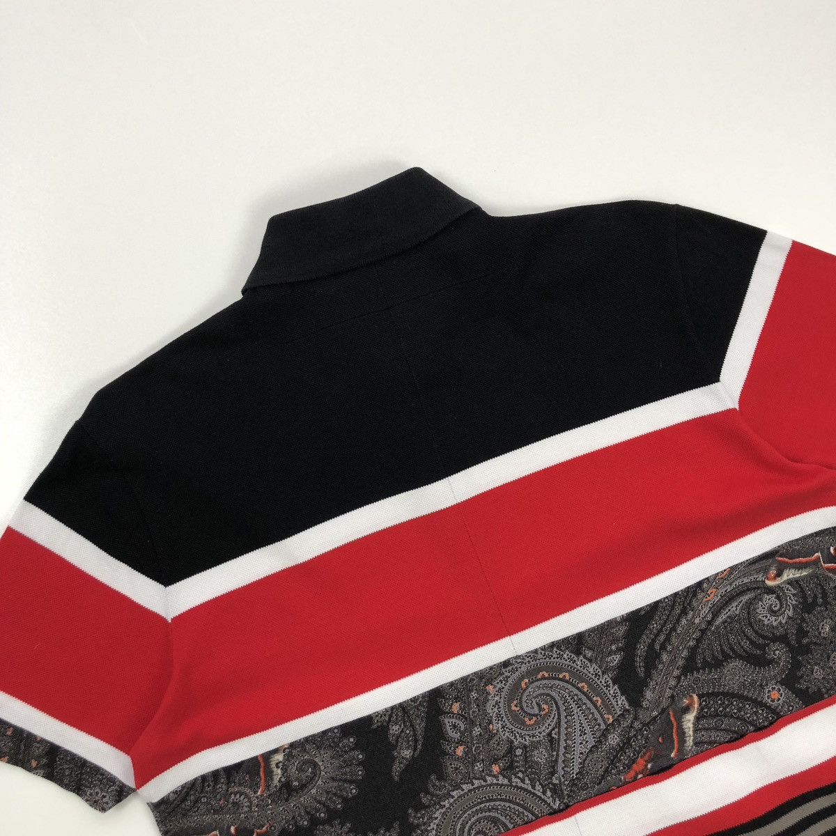 Givenchy Givenchy Paris Paisley Striped Cotton Polo Shirt Multicolor Size US S / EU 44-46 / 1 - 6 Thumbnail