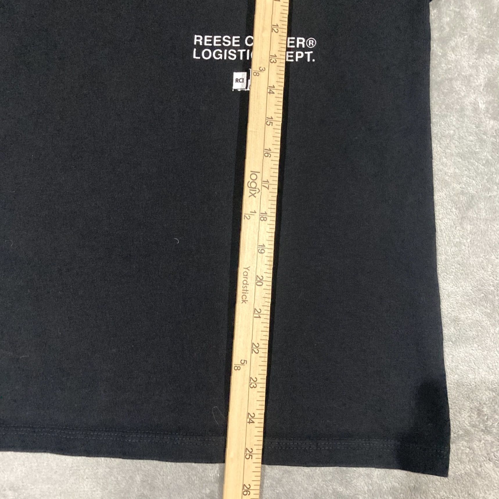 Reese Cooper Reese Cooper T Shirt Mens Medium Black Logistics Dept Short Sleeve Crewneck Size US M / EU 48-50 / 2 - 5 Thumbnail
