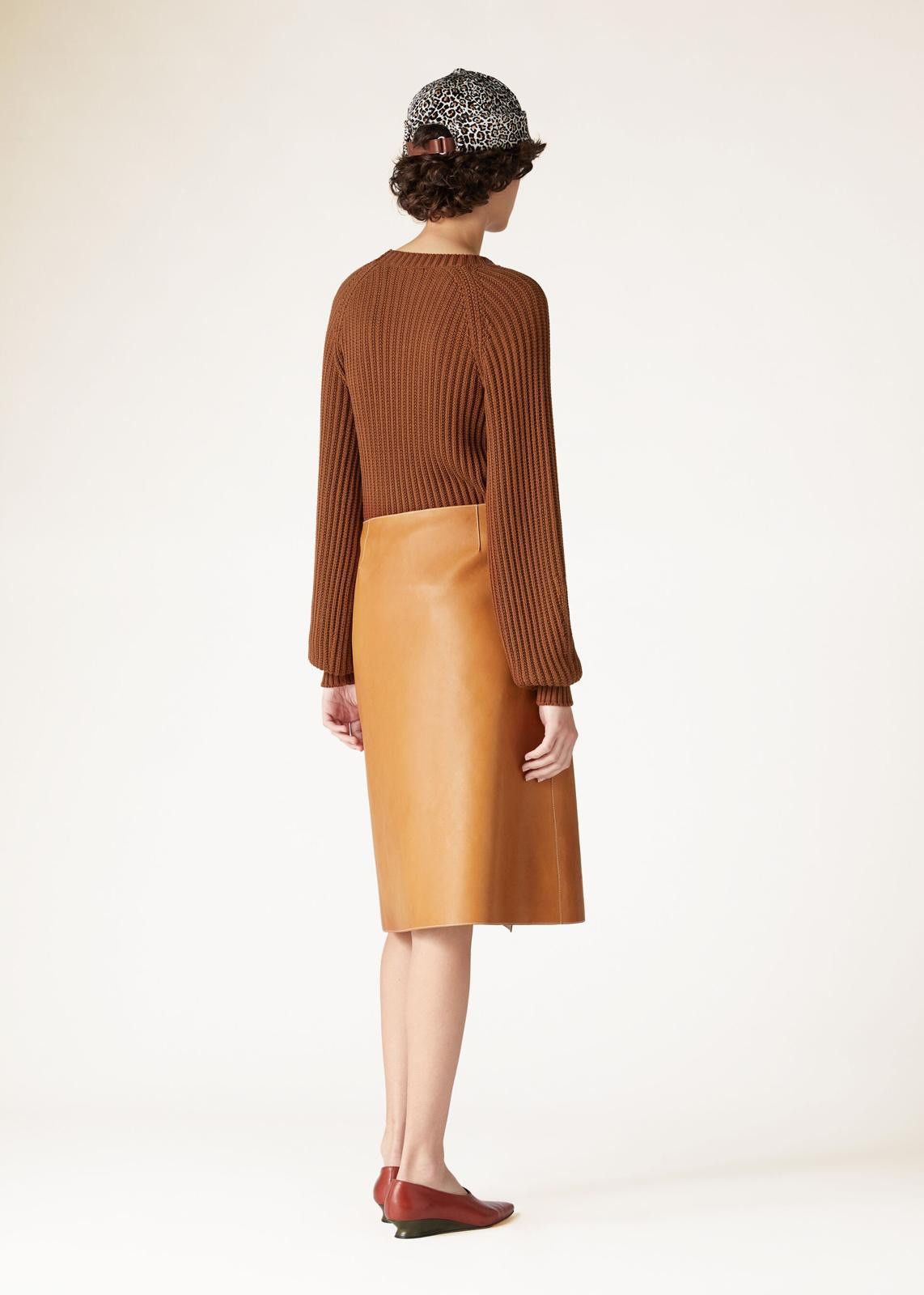 Loro Piana o1srvl11e0125 FAO0501 Keren Skirt in Caramel Size 27" / US 4 / IT 40 - 5 Thumbnail