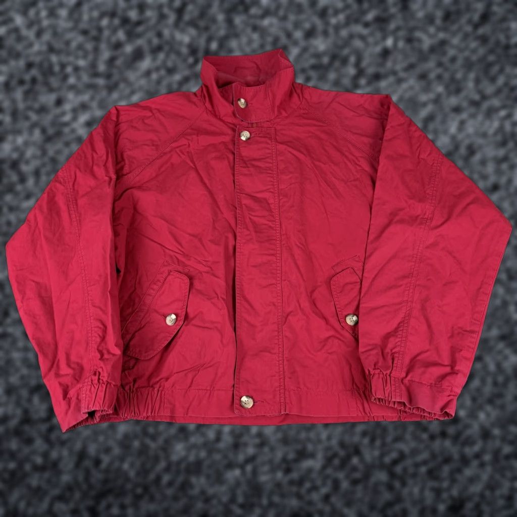 Eddie Bauer VINTAGE Eddie Bauer Jacket Mens Large Red Cotton Bomber Plaid Lined Zip Snap Casual Size US L / EU 52-54 / 3 - 1 Thumbnail