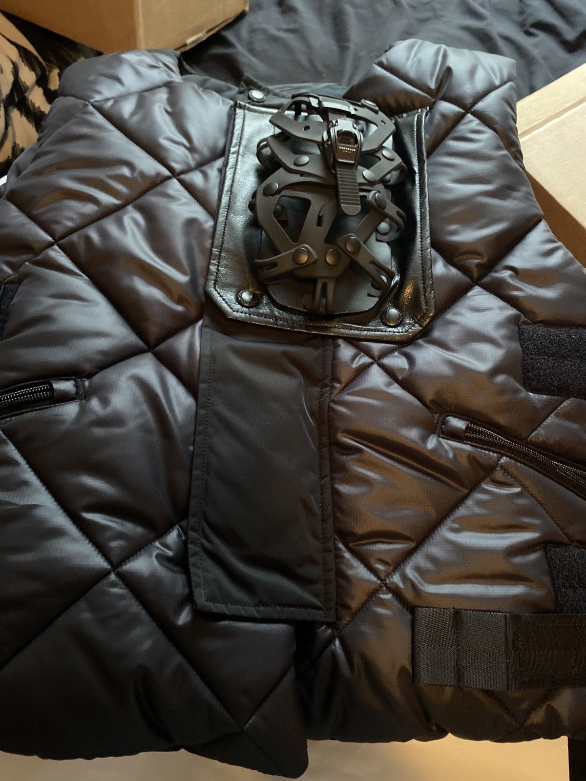 Innerraum × Junya Watanabe Junya Watanabe Innerraun Quilted Ripstop Gilet Vest Large Size US L / EU 52-54 / 3 - 8 Thumbnail