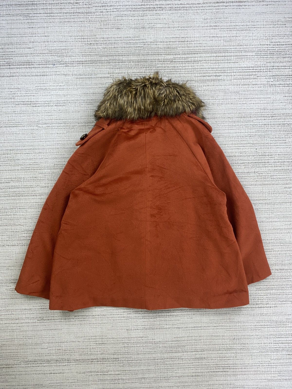 Japanese Brand × Le Grande Bleu (L.G.B.) × Vintage Vintage Twenty One Stage Faux Fur Hoodie Wool Jacket Size US M / EU 48-50 / 2 - 2 Thumbnail