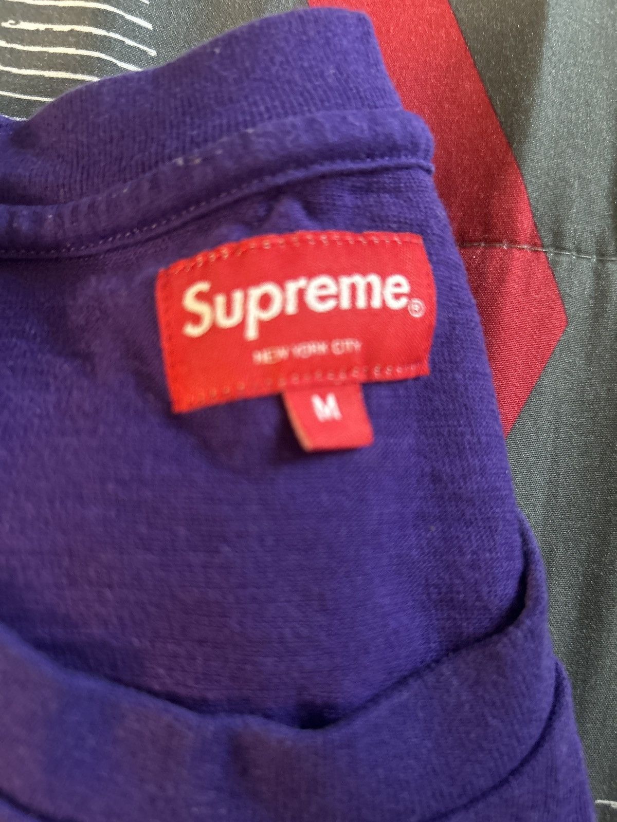 Supreme supreme embroidered short sleeve top ‘purple’ Size US M / EU 48-50 / 2 - 1 Thumbnail