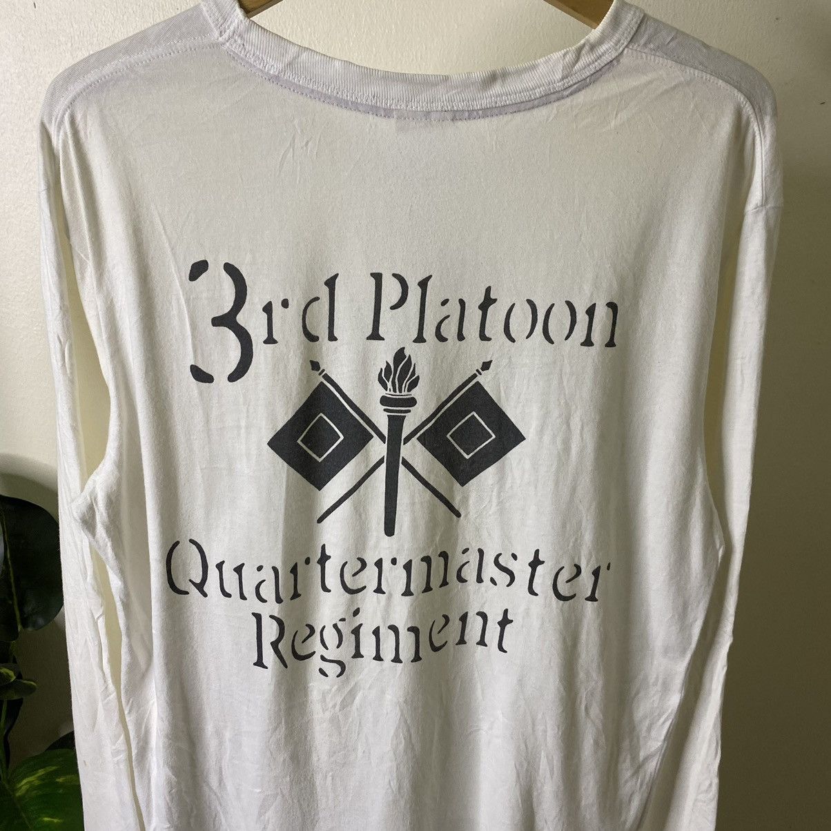 Alpha Industries × Avirex Y2K Avirex US Army 3rd Platoon Quartermaster Regiment Ls Tee Size US M / EU 48-50 / 2 - 7 Thumbnail