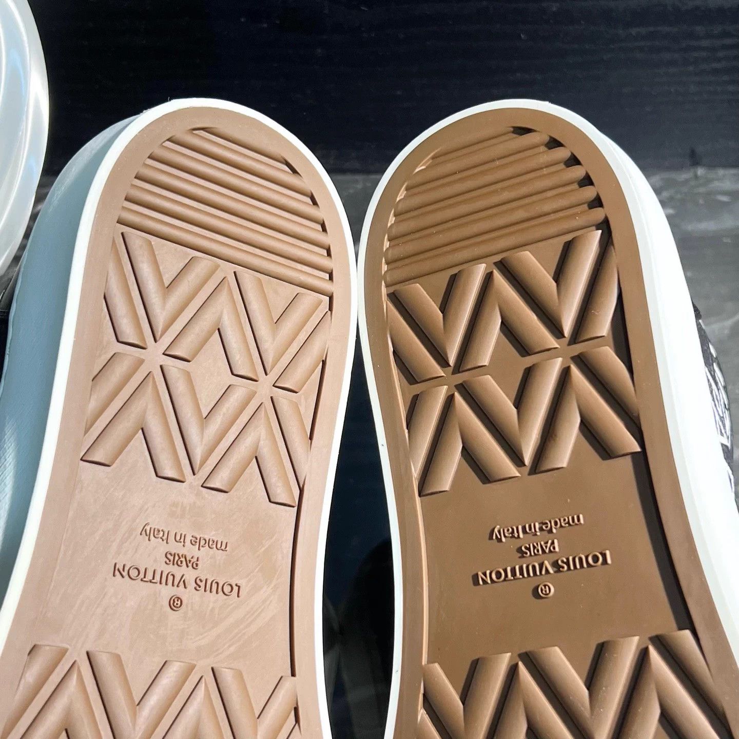 Louis Vuitton Lv 42.5 high-top black/white checkerboard near new Size US 9.5 / EU 42-43 - 6 Thumbnail