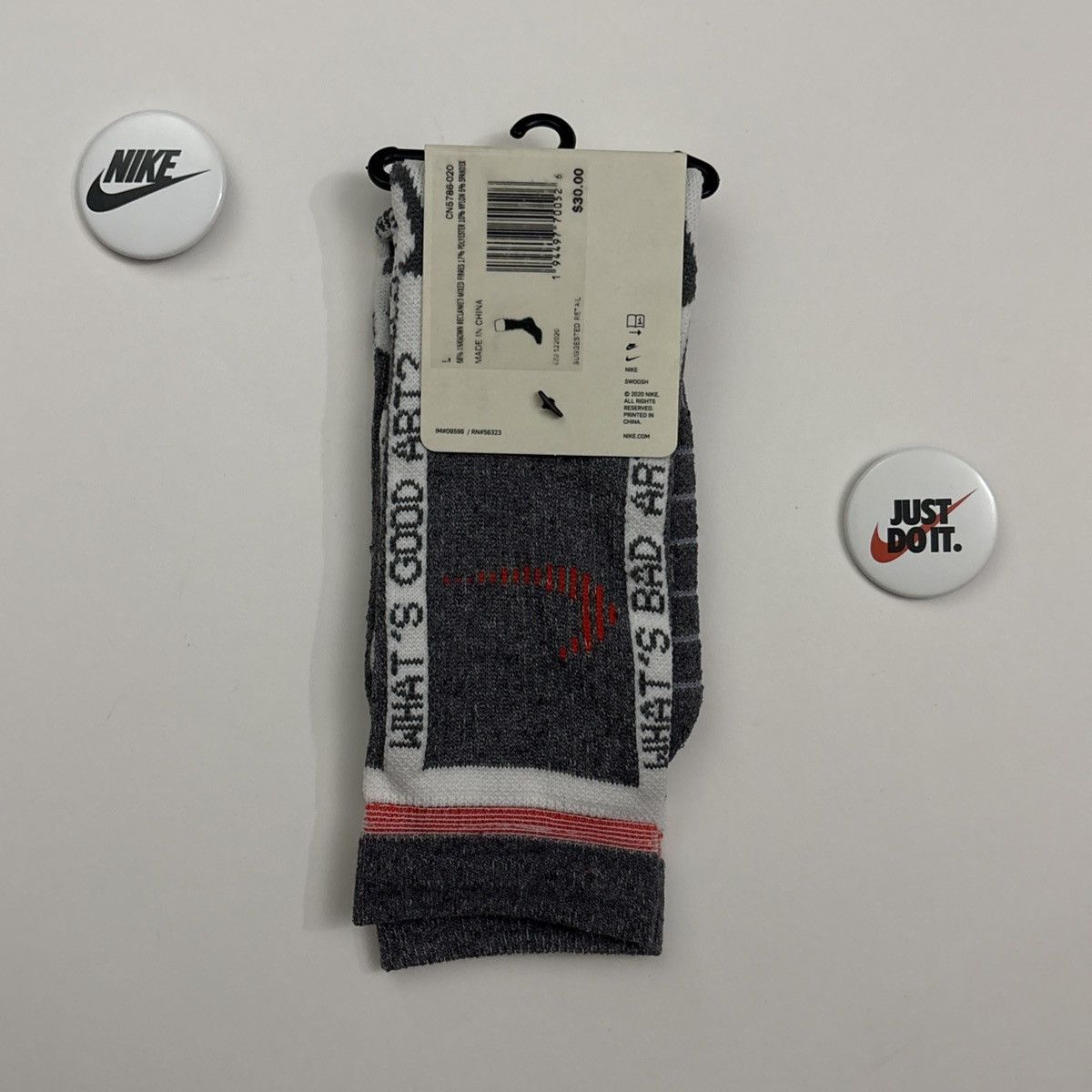 Nike Nike x OFF-WHITE Crew socks ‘SPACEHIPPIE’ CN5786-020 Size ONE SIZE - 14 Thumbnail