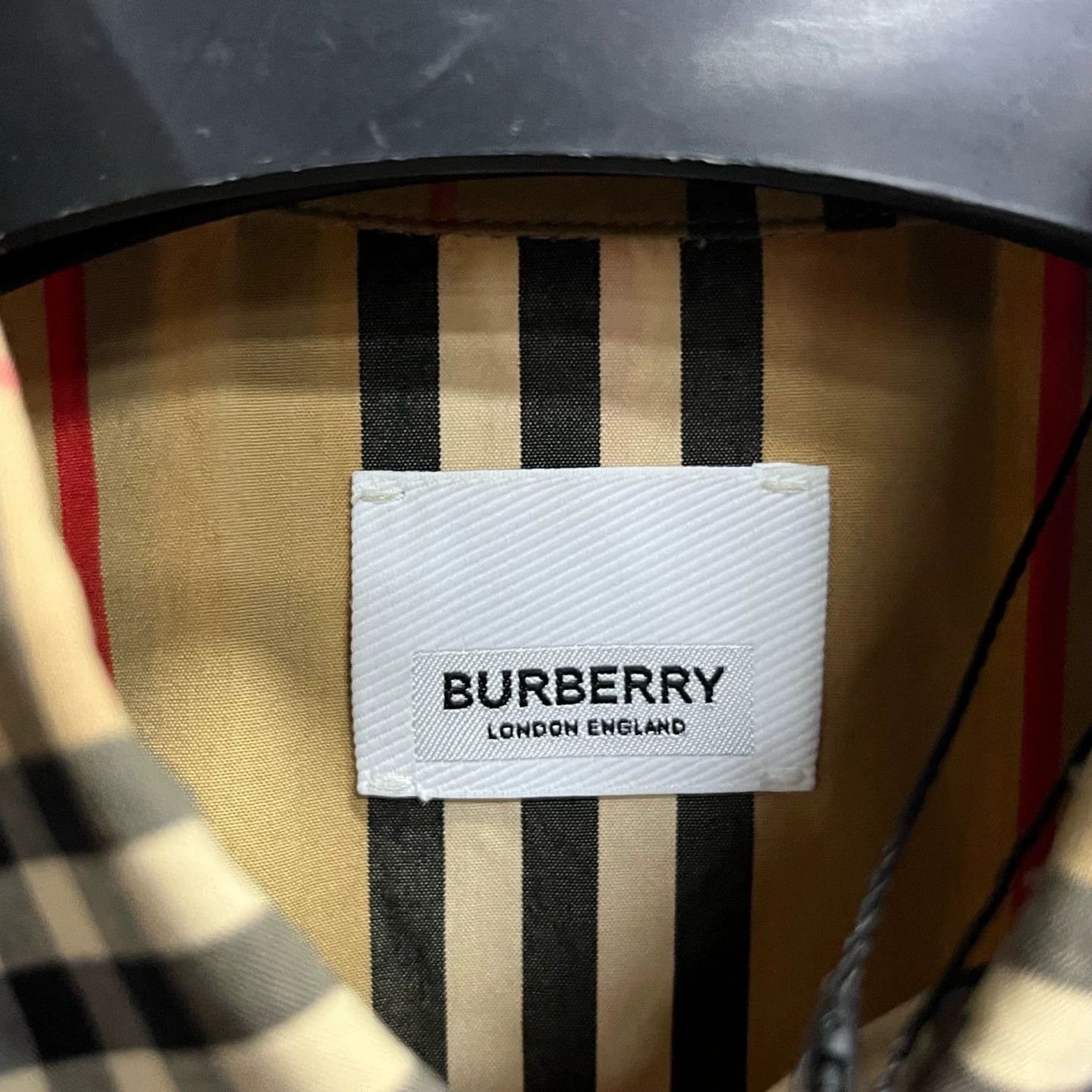 Burberry Burberry Classic Beige Stripe Shirt Size US S / EU 44-46 / 1 - 3 Thumbnail