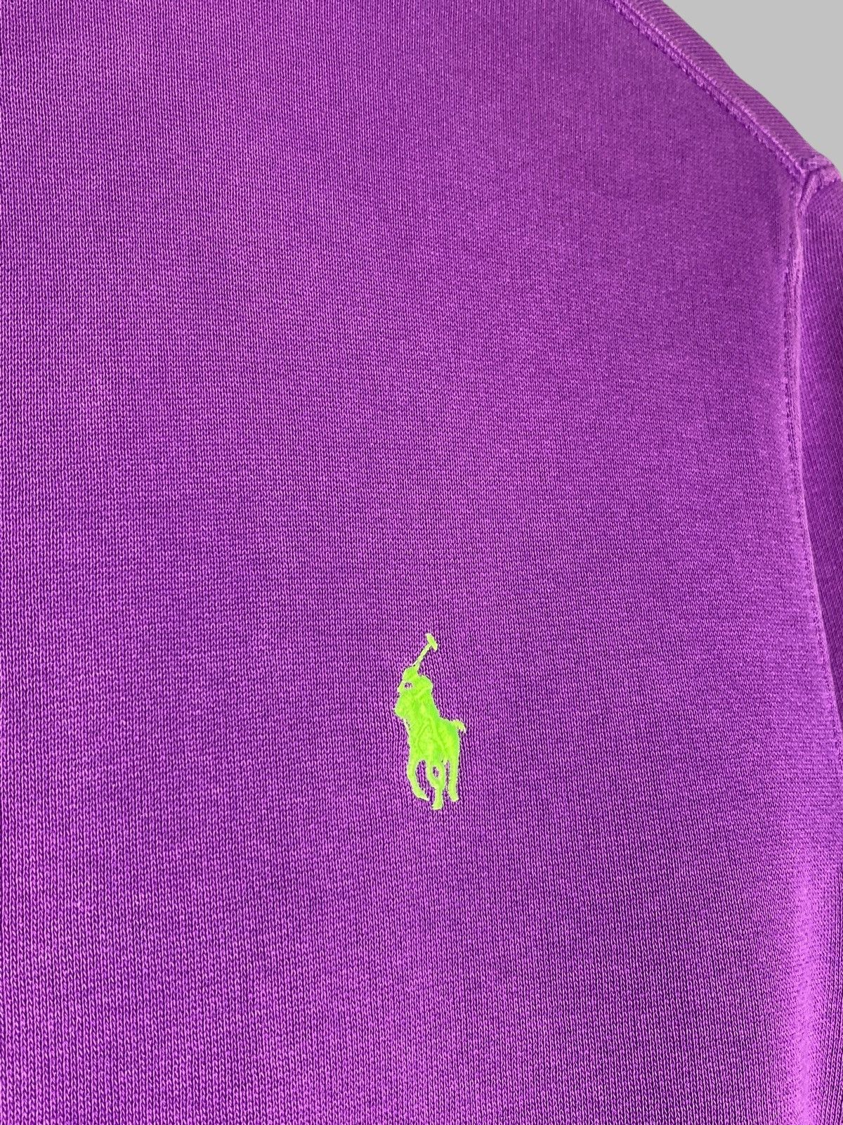 Polo Ralph Lauren 🔥 POLO RALPH LAUREN PURPLE HOODIE NEON PREPPY Y2K VIBES Size US S / EU 44-46 / 1 - 4 Thumbnail