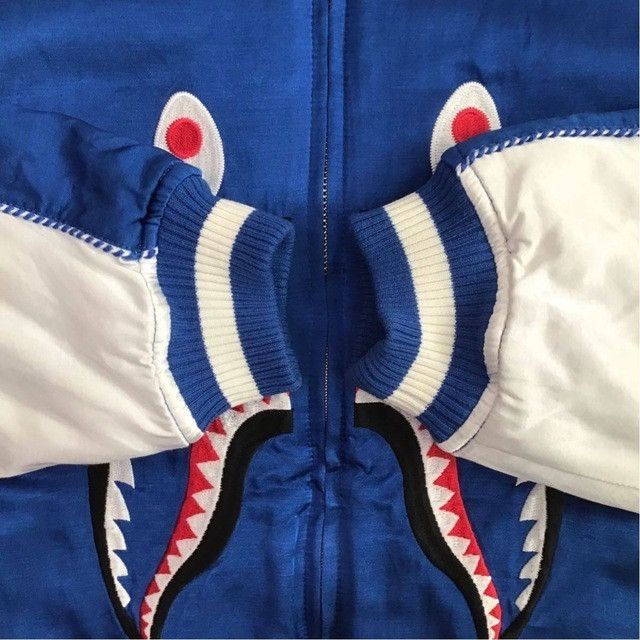 Bape BAPE SHARK SOUVENIR JACKET a bathing ape Size US L / EU 52-54 / 3 - 6 Thumbnail