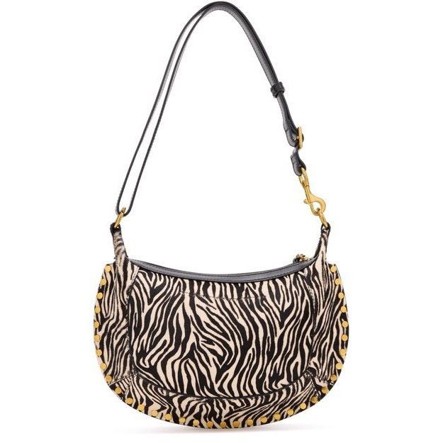Isabel Marant ISABEL MARANT Oskan Moon Zebra Leather Shoulder Bag New & Au Size ONE SIZE - 3 Thumbnail