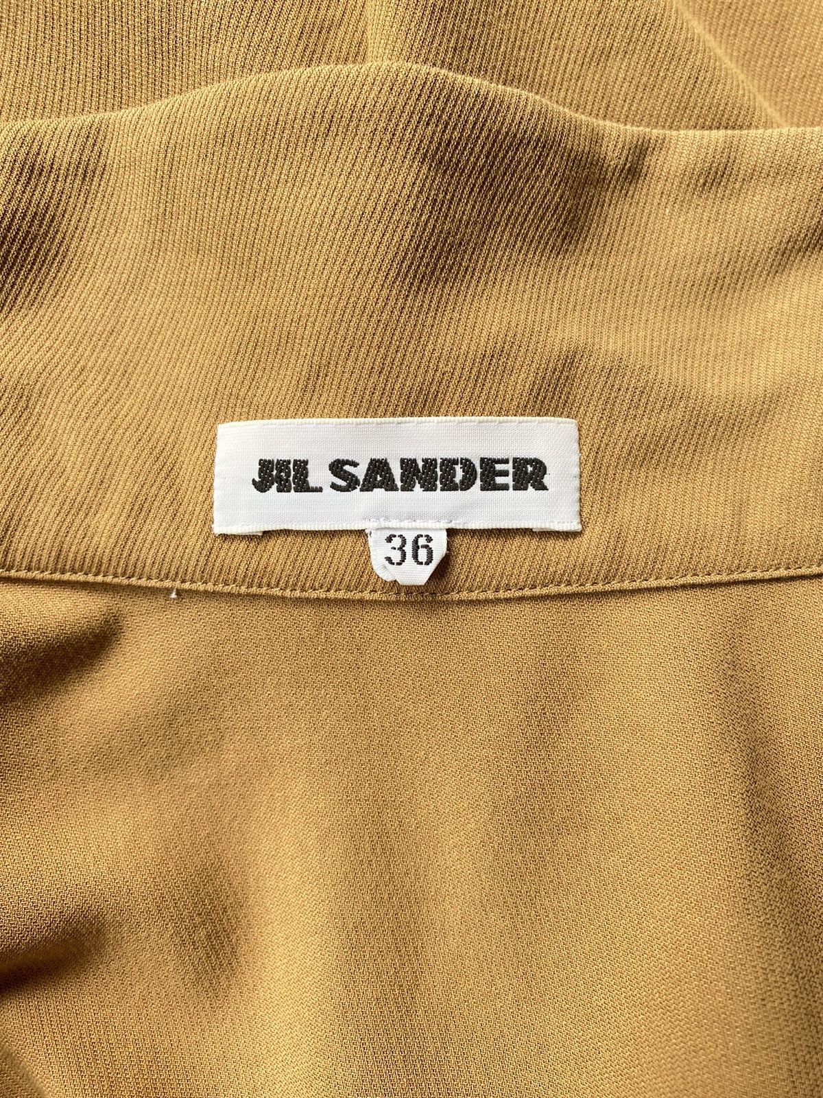 Jil Sander JILSANDER Minimalist Beige Polo Dress Size XS / US 0-2 / IT 36-38 - 13 Thumbnail