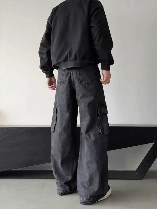 Jean Kobashi x Izumi Gray Cargo Multi Pocket Pants Size US 30 / EU 46 - 6 Thumbnail
