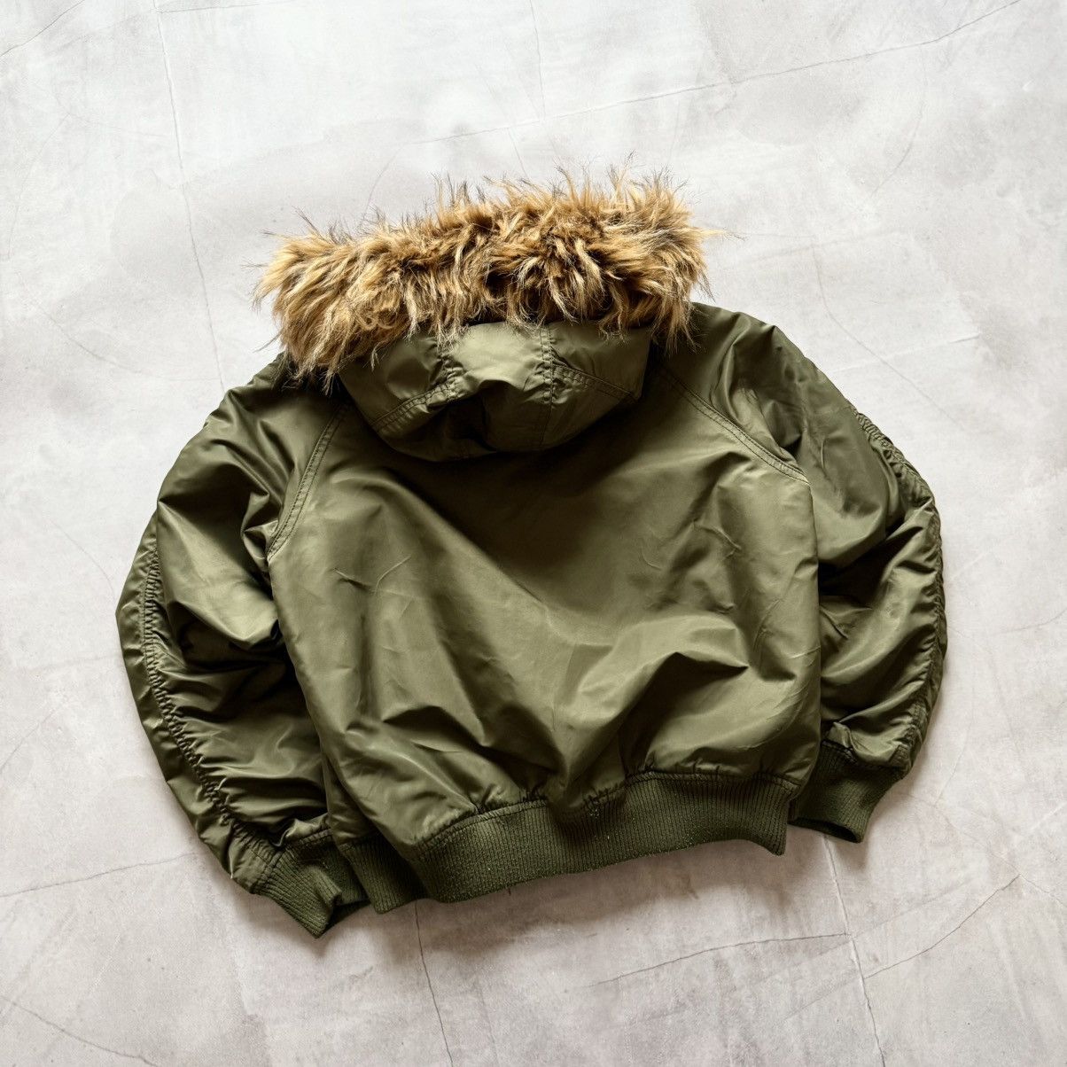 If Six Was Nine Military Bomber Jacket Fur LGB If Six Was Nine Vibe Y2K Size M / US 6-8 / IT 42-44 - 8 Thumbnail